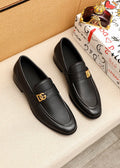 Dolce & Gabbana DG Men's Dress Shoes in Italian Patent Calfskin