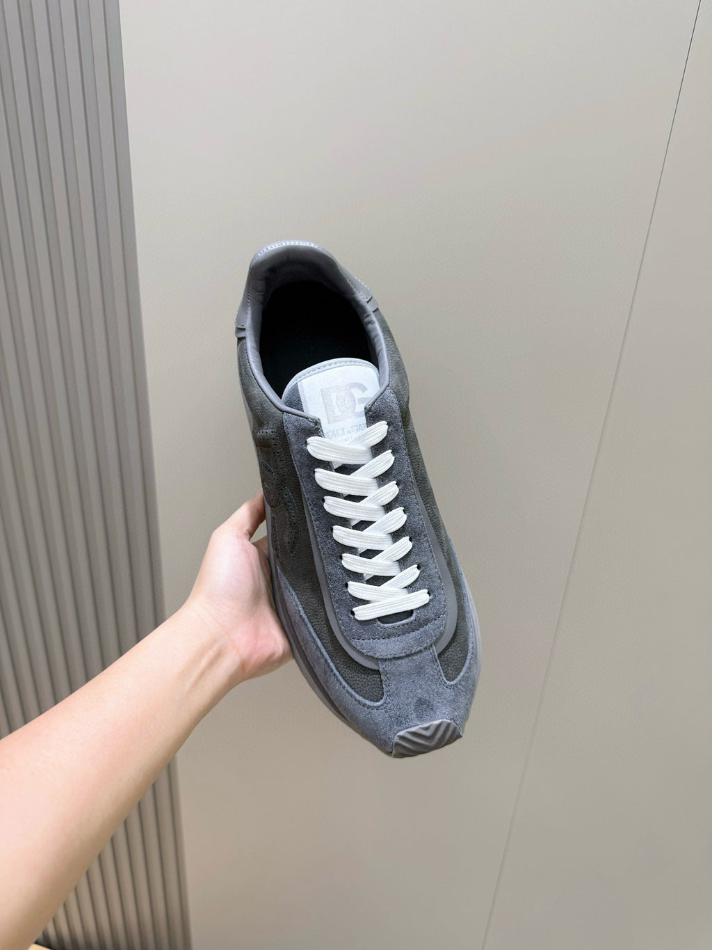 Dolce & Gabbana DG Cushion Mixed-Material Casual Sneakers