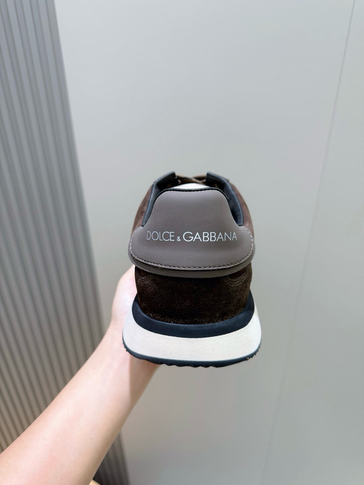 Dolce & Gabbana DG Cushion Mixed-Material Casual Sneakers