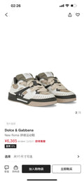 Dolce & Gabbana DG Cushion Calfskin Skate Sneakers with TPU Sole