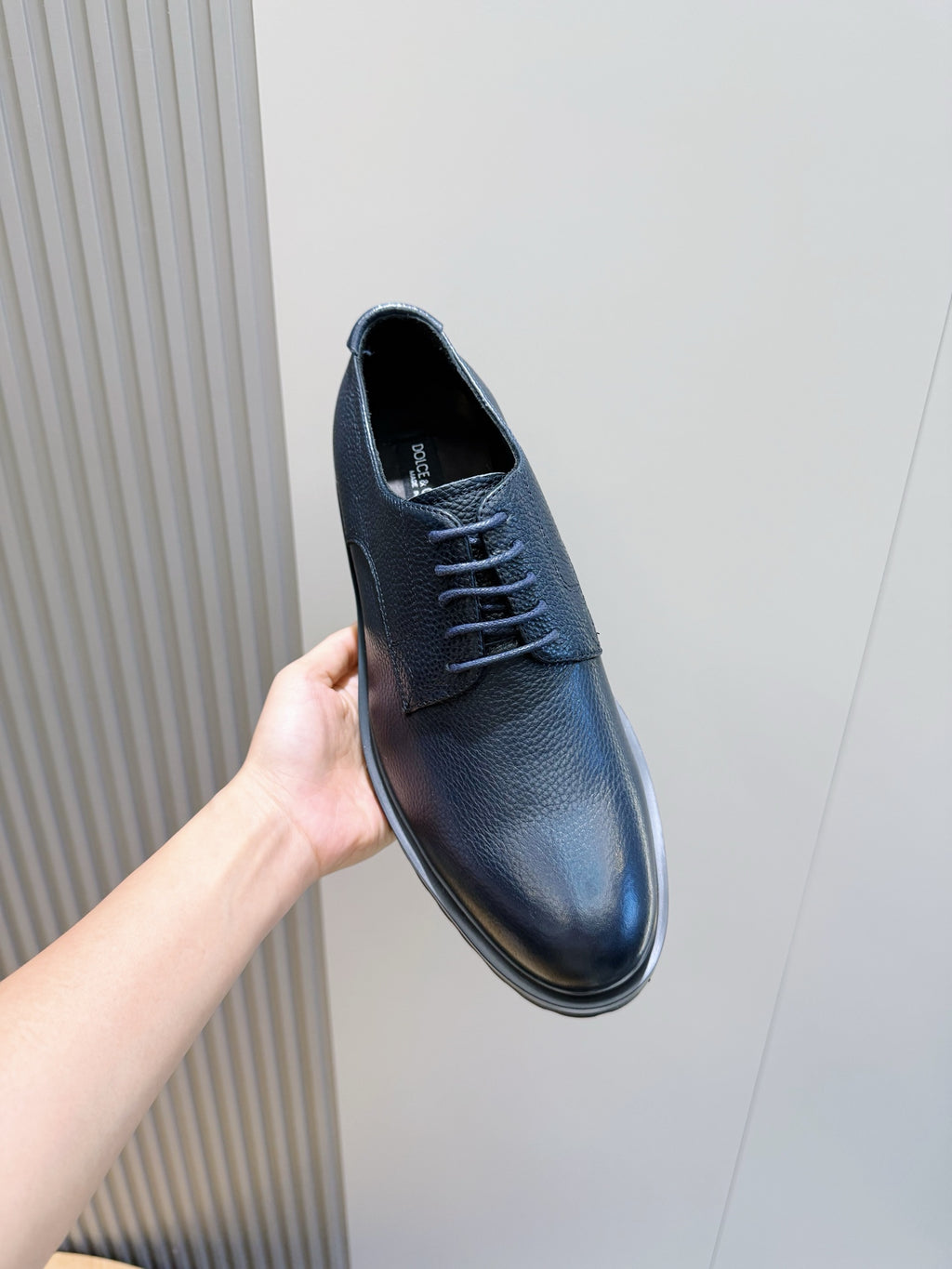 Dolce & Gabbana DG Men's Calfskin Derby Shoes