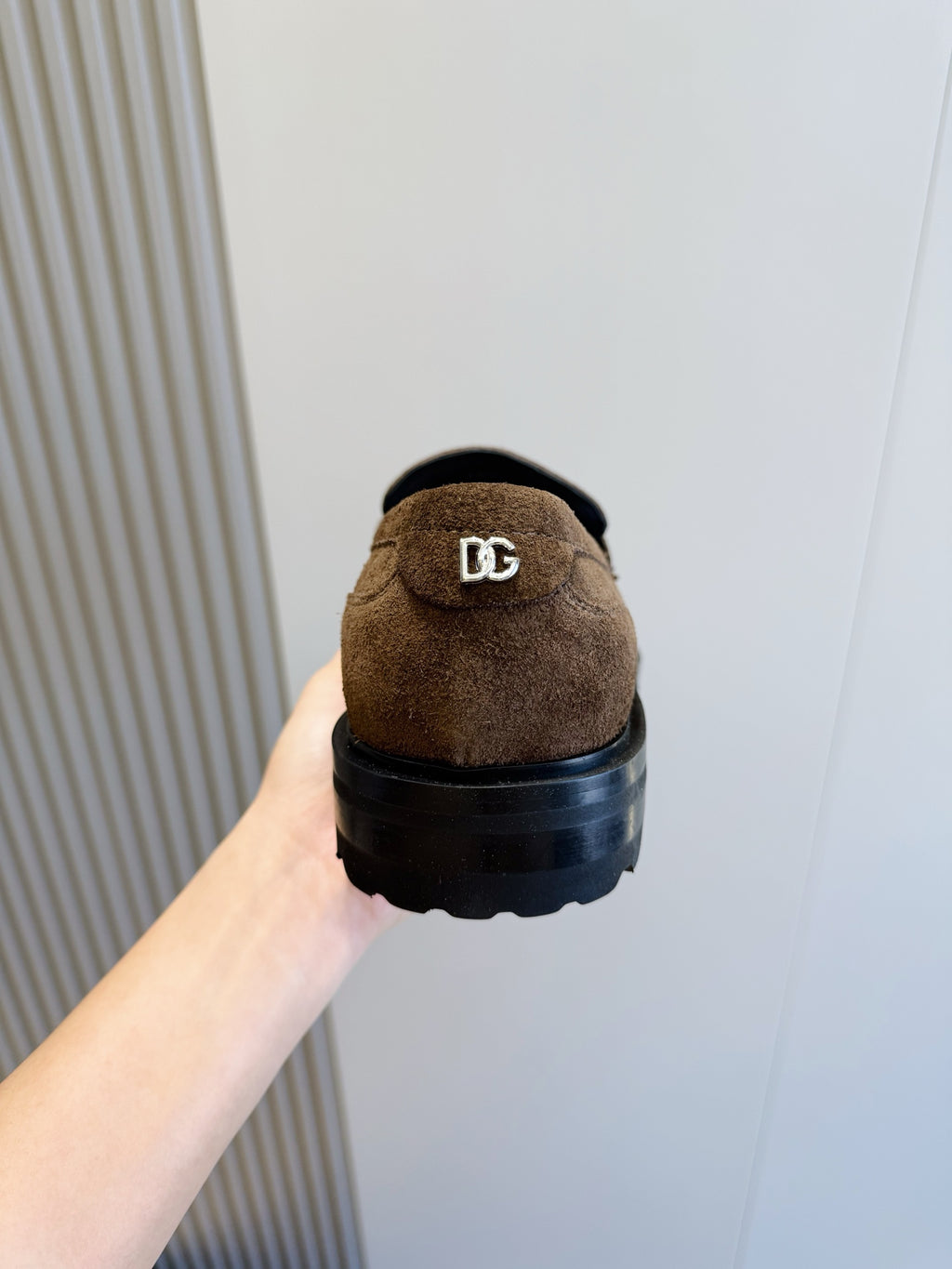 Dolce & Gabbana DG Men's Calfskin Derby Shoes