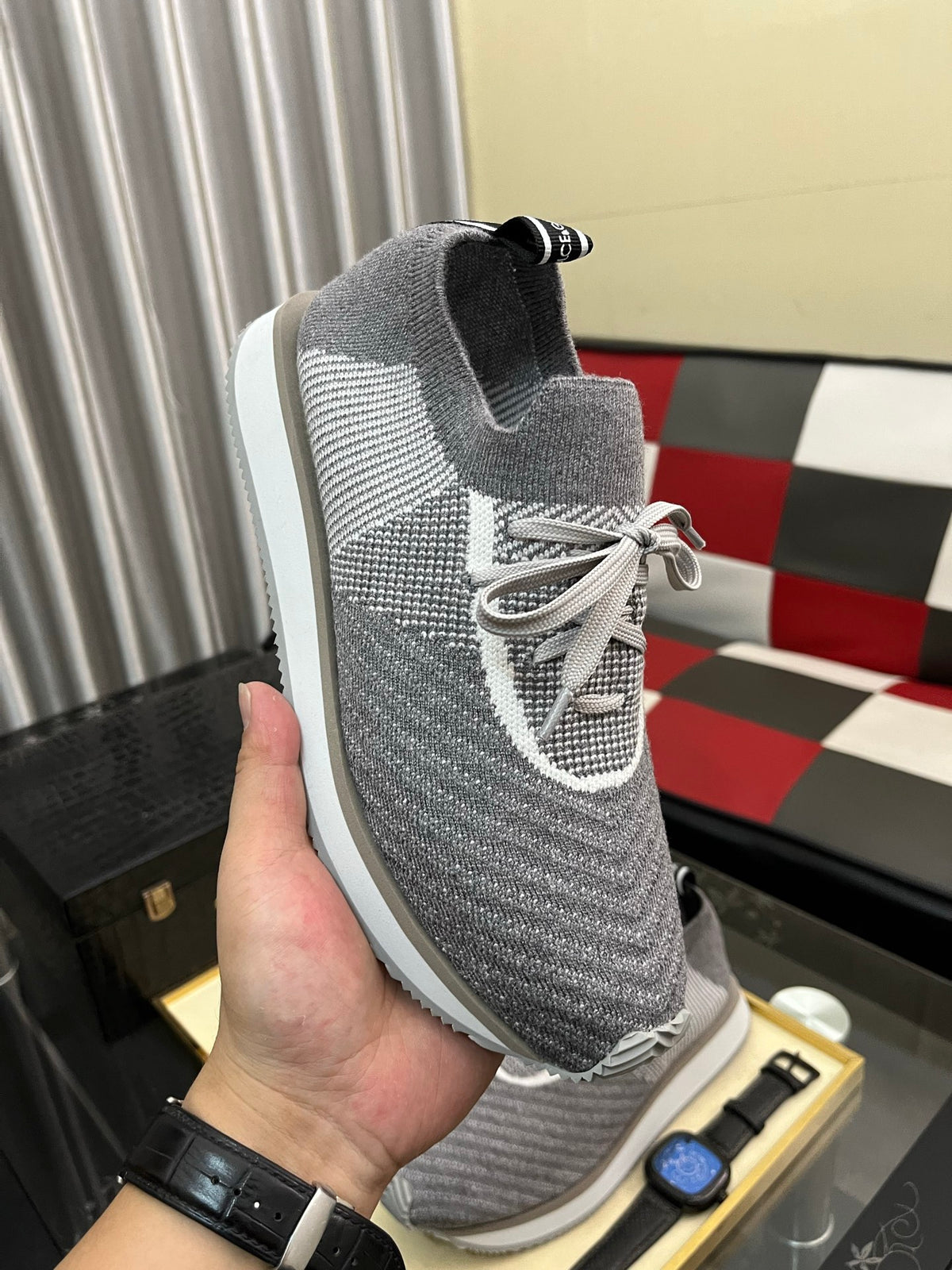 Dolce & Gabbana DG Men's Multi-Material Casual Sneakers