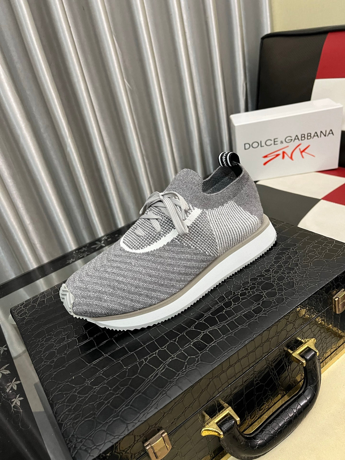 Dolce & Gabbana DG Men's Multi-Material Casual Sneakers