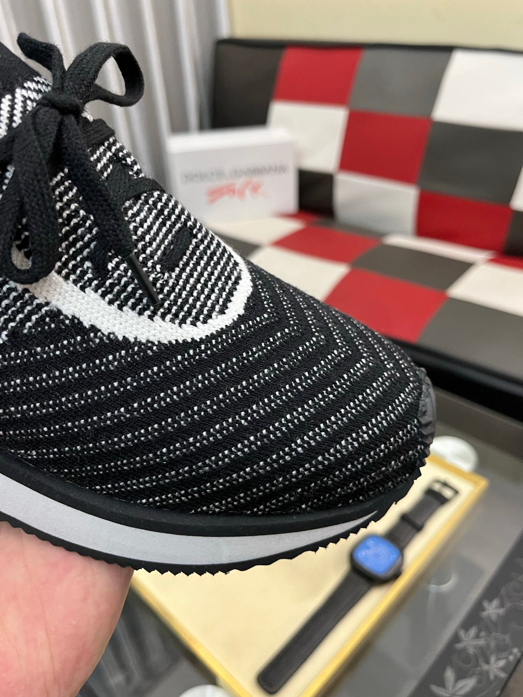 Dolce & Gabbana DG Men's Multi-Material Casual Sneakers