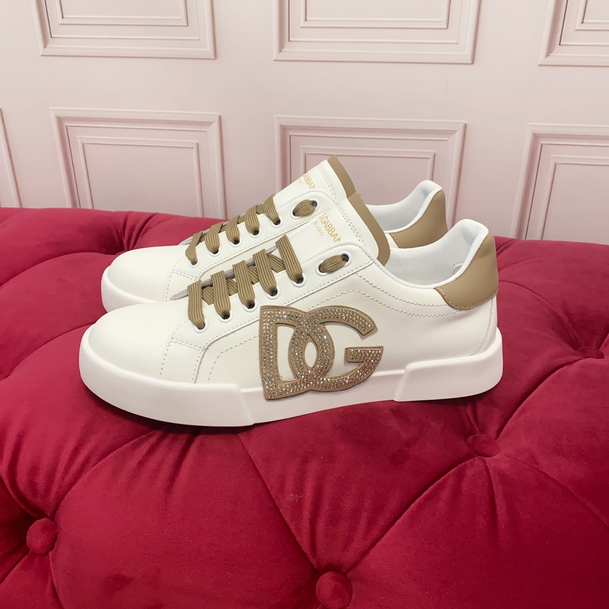 Dolce & Gabbana DG Men's Art-Finish Casual Sneakers