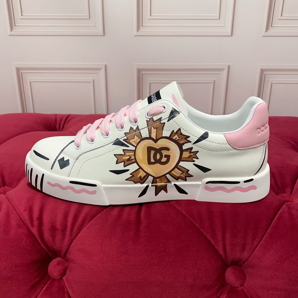 Dolce & Gabbana DG Men's Art-Finish Casual Sneakers