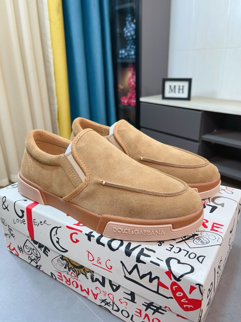 Dolce & Gabbana DG Men's Top-Grain Calfskin Casual Sneakers
