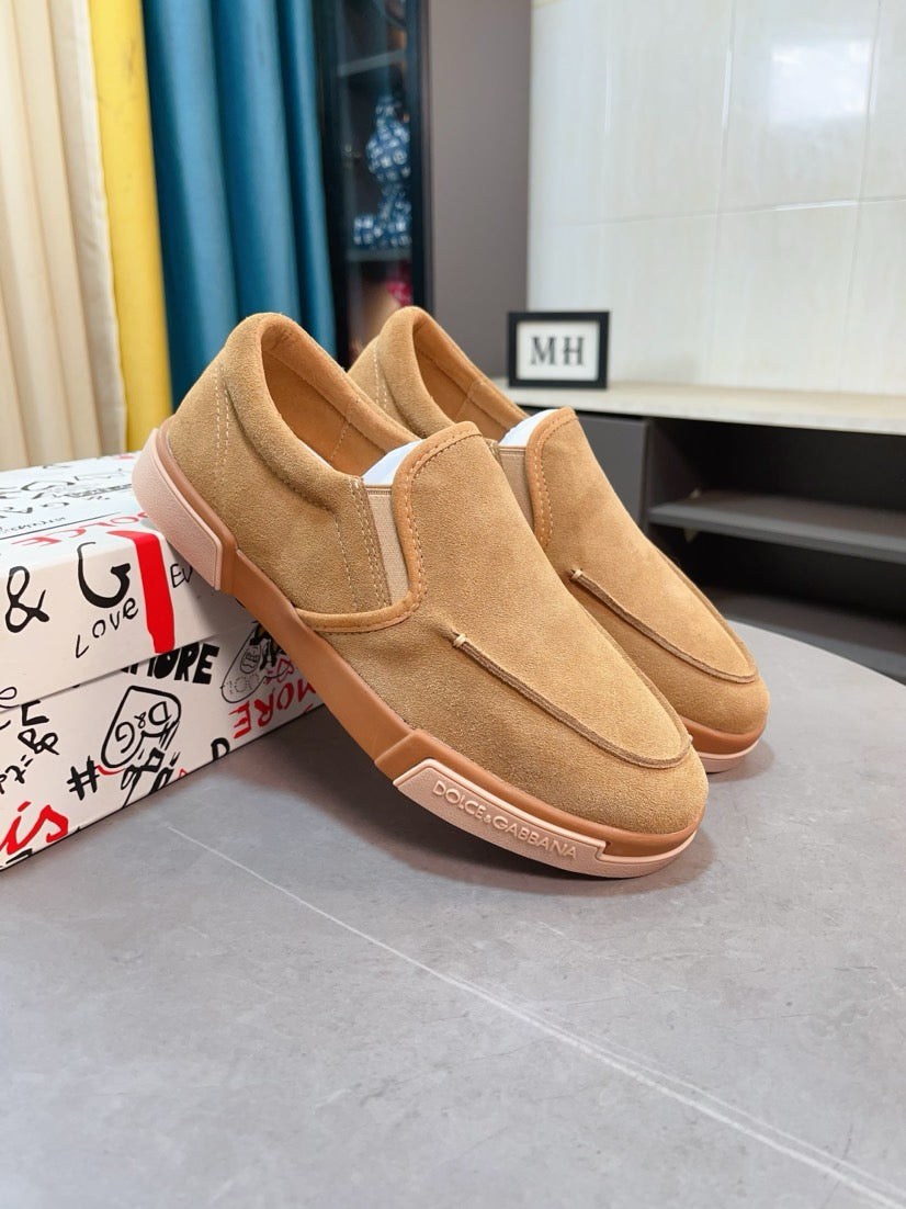Dolce & Gabbana DG Men's Top-Grain Calfskin Casual Sneakers