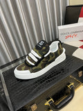Dolce & Gabbana DG Silk Calfskin & Nubuck Casual Sneakers