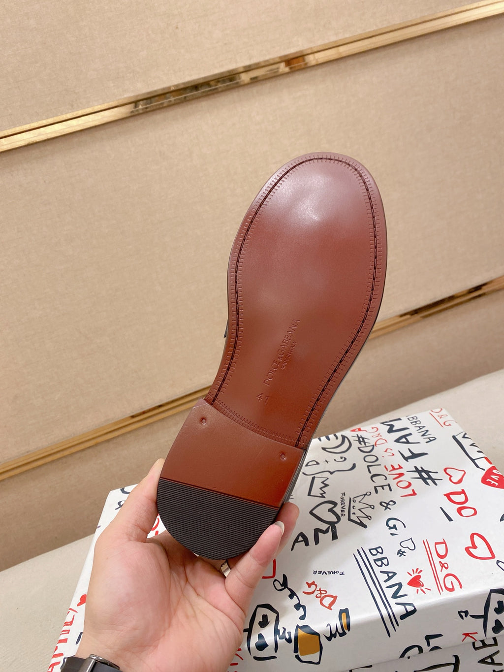 Dolce & Gabbana DG Men's Italian Calfskin Dress Shoes