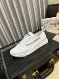 Dolce & Gabbana DG Silk Calfskin & Nubuck Casual Sneakers