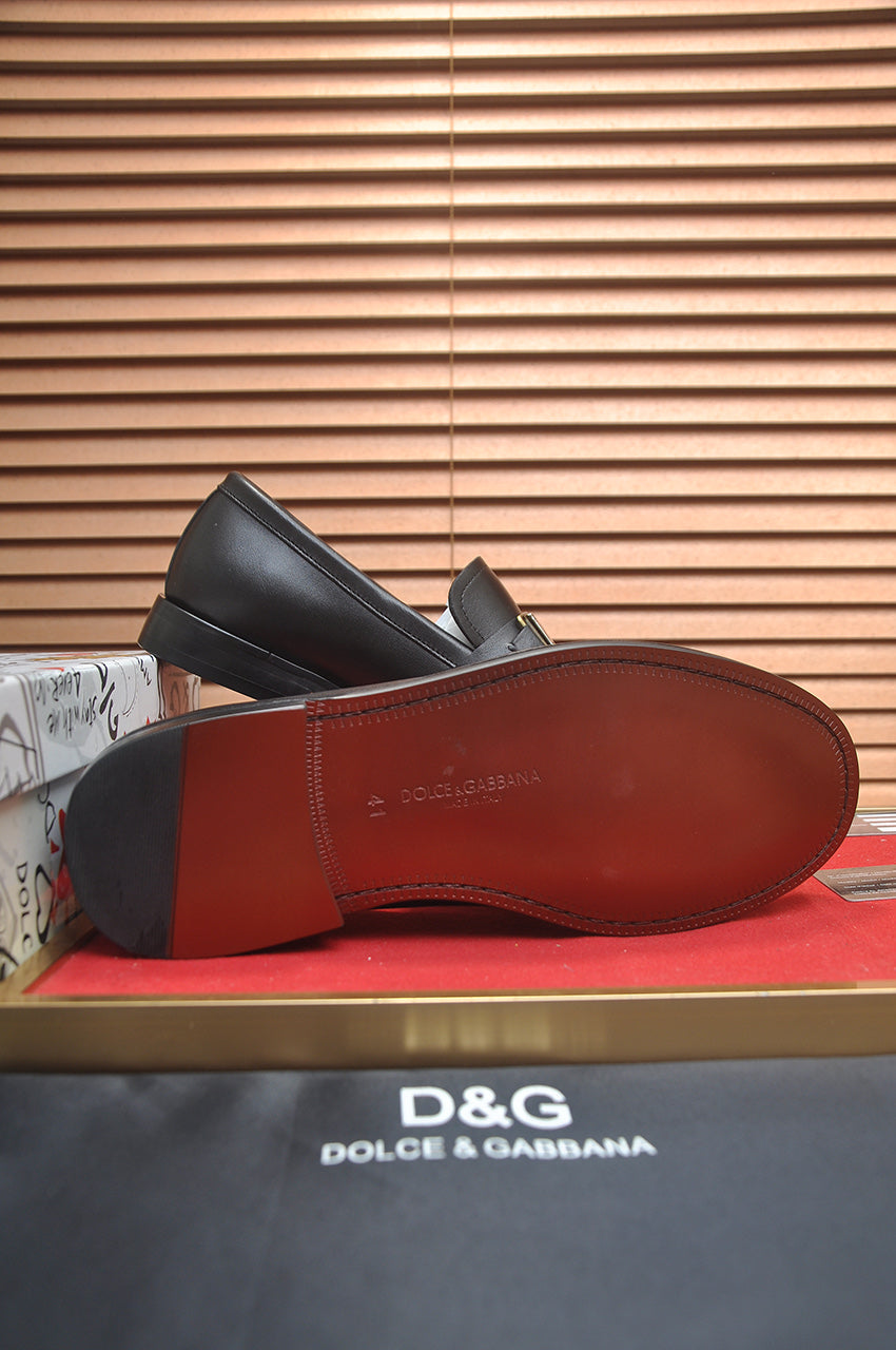 Dolce & Gabbana DG Men's Italian Calfskin Dress Shoes