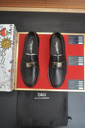 Dolce & Gabbana DG Men's Italian Calfskin Dress Shoes