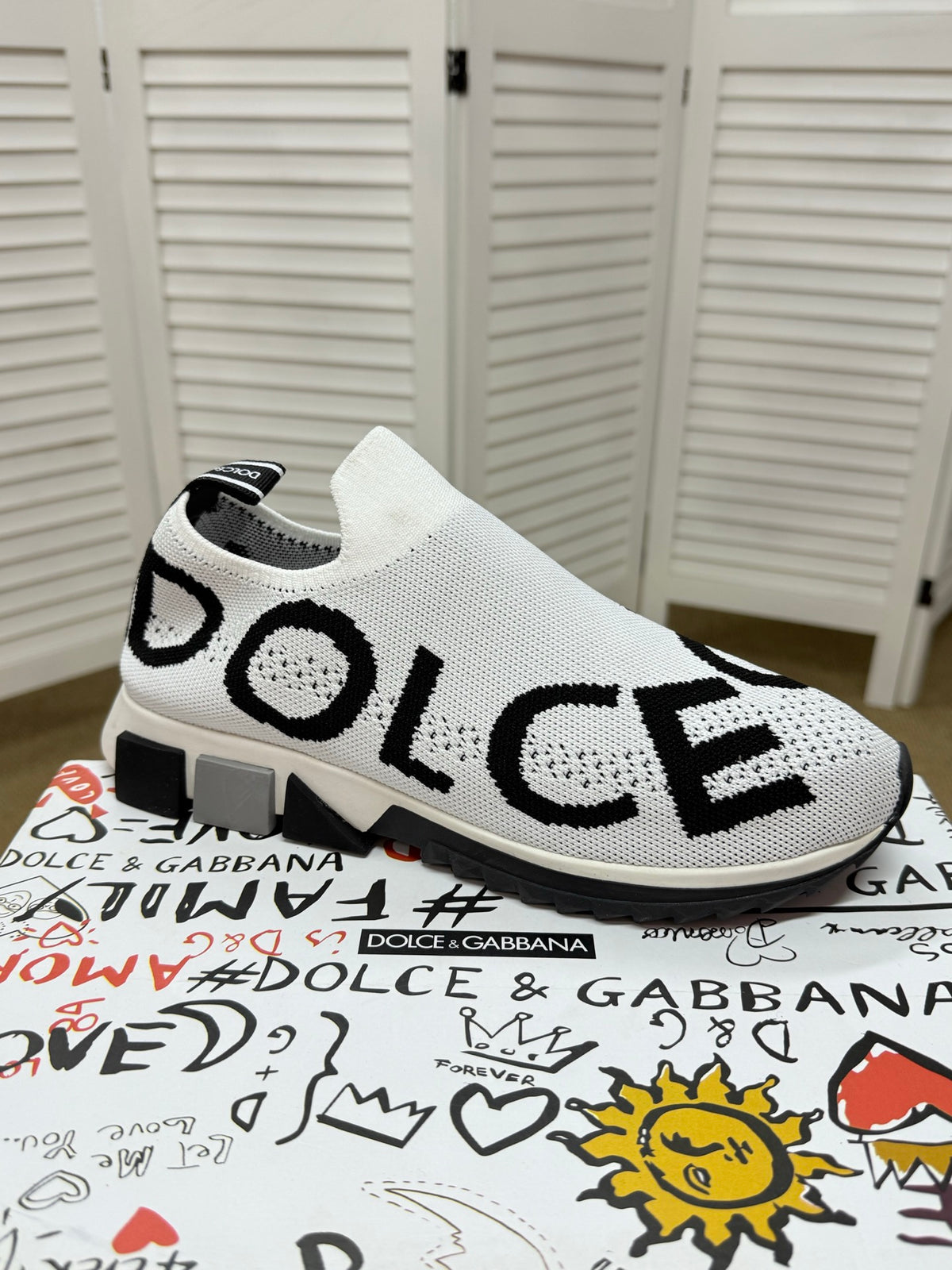 Dolce & Gabbana DG Couple's Athletic Casual Sneakers
