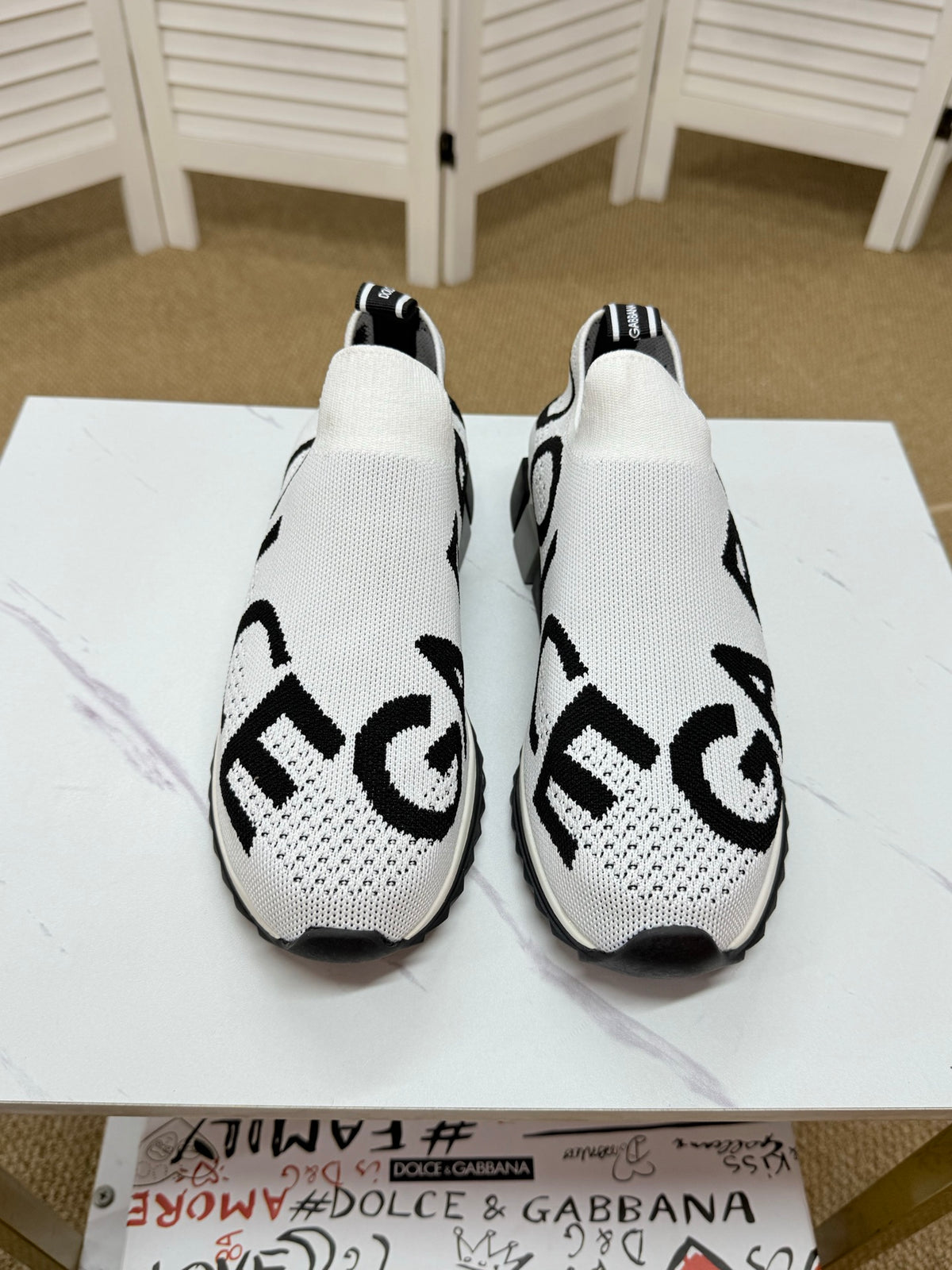 Dolce & Gabbana DG Couple's Athletic Casual Sneakers