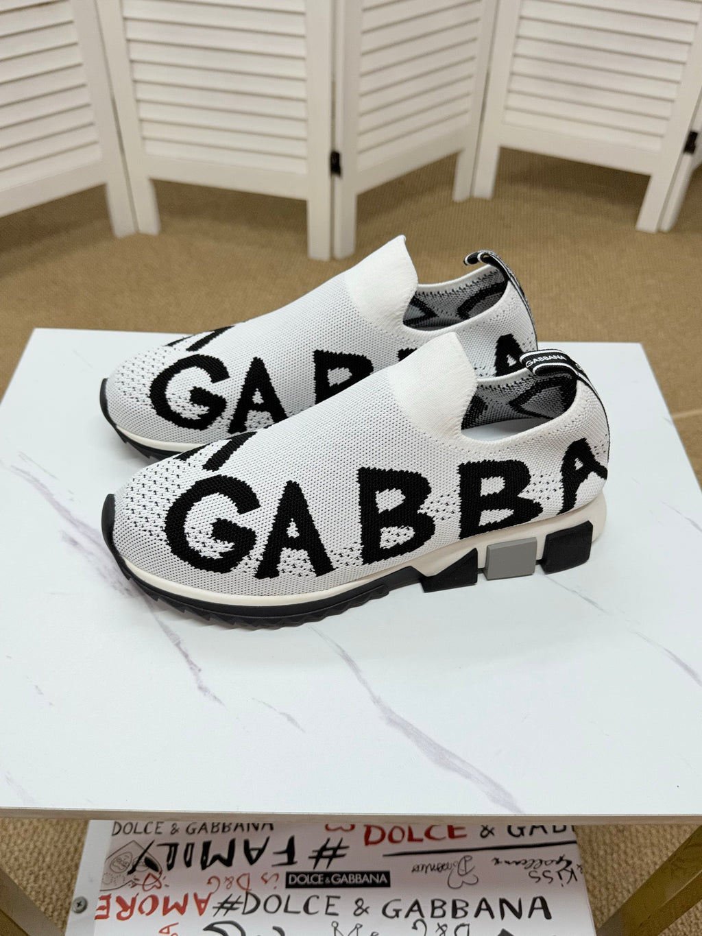 Dolce & Gabbana DG Couple's Athletic Casual Sneakers