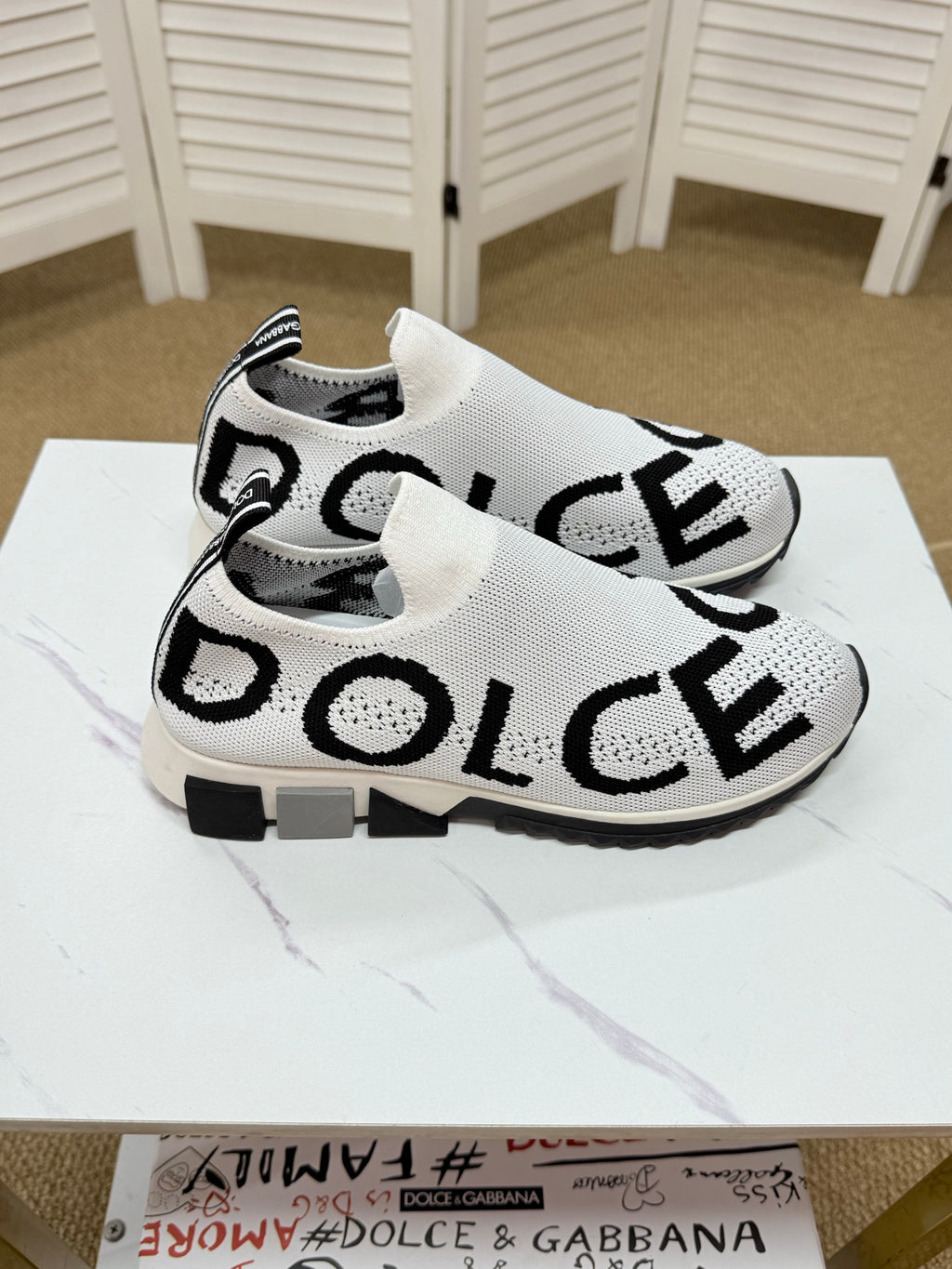 Dolce & Gabbana DG Couple's Athletic Casual Sneakers