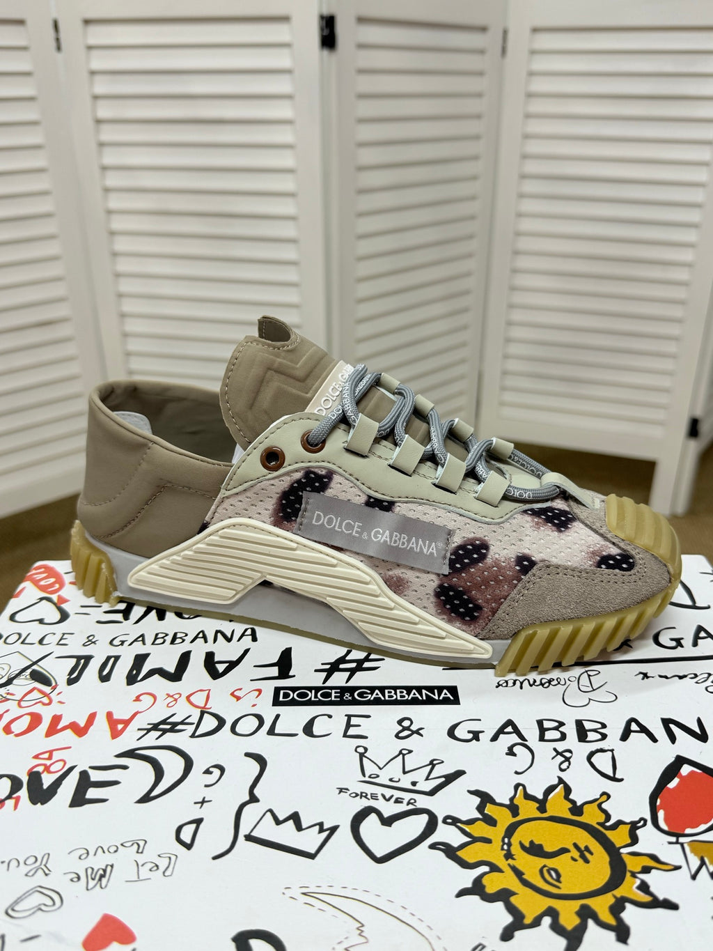 Dolce & Gabbana DG Couple's Athletic Casual Sneakers
