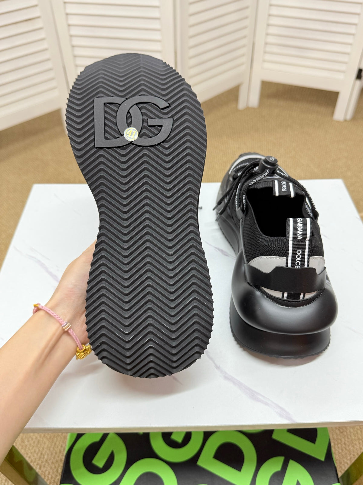 Dolce & Gabbana DG Couple's Athletic Casual Sneakers