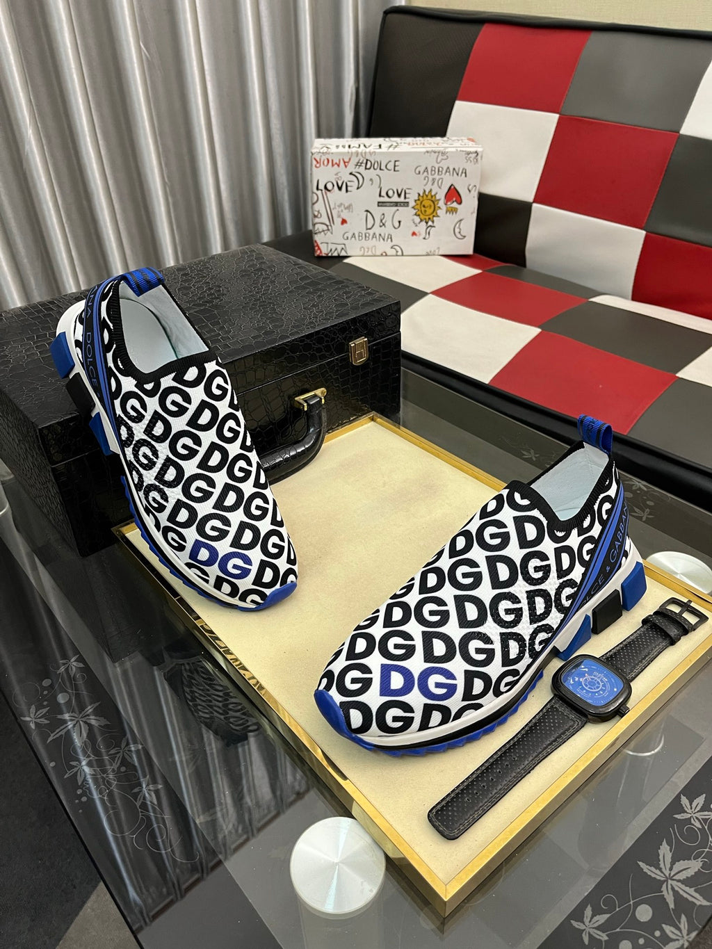 Dolce & Gabbana DG Men's Fashion Athletic Casual Sneakers