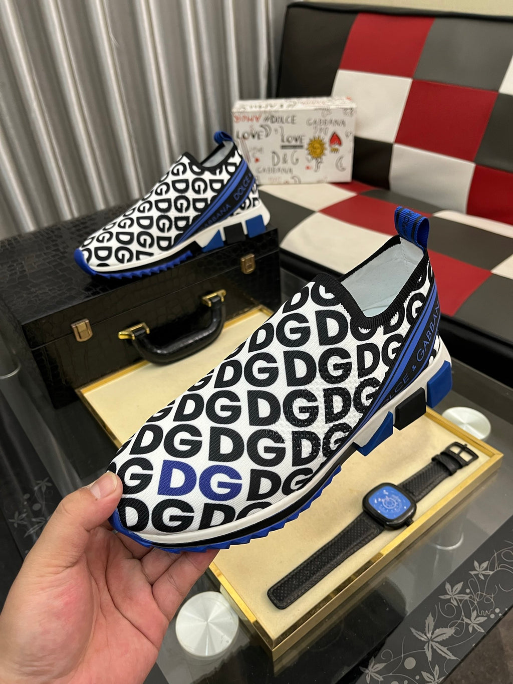Dolce & Gabbana DG Men's Fashion Athletic Casual Sneakers