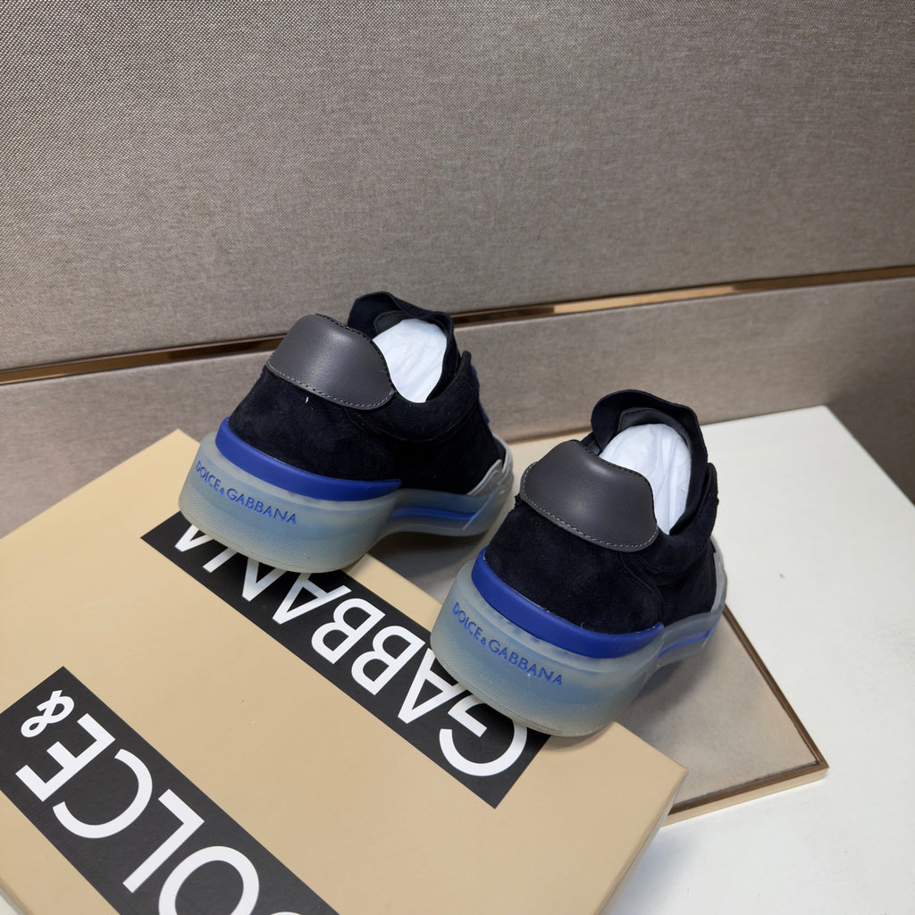 Dolce & Gabbana DG Couple's Multi-Material Casual Sneakers Multi-Color