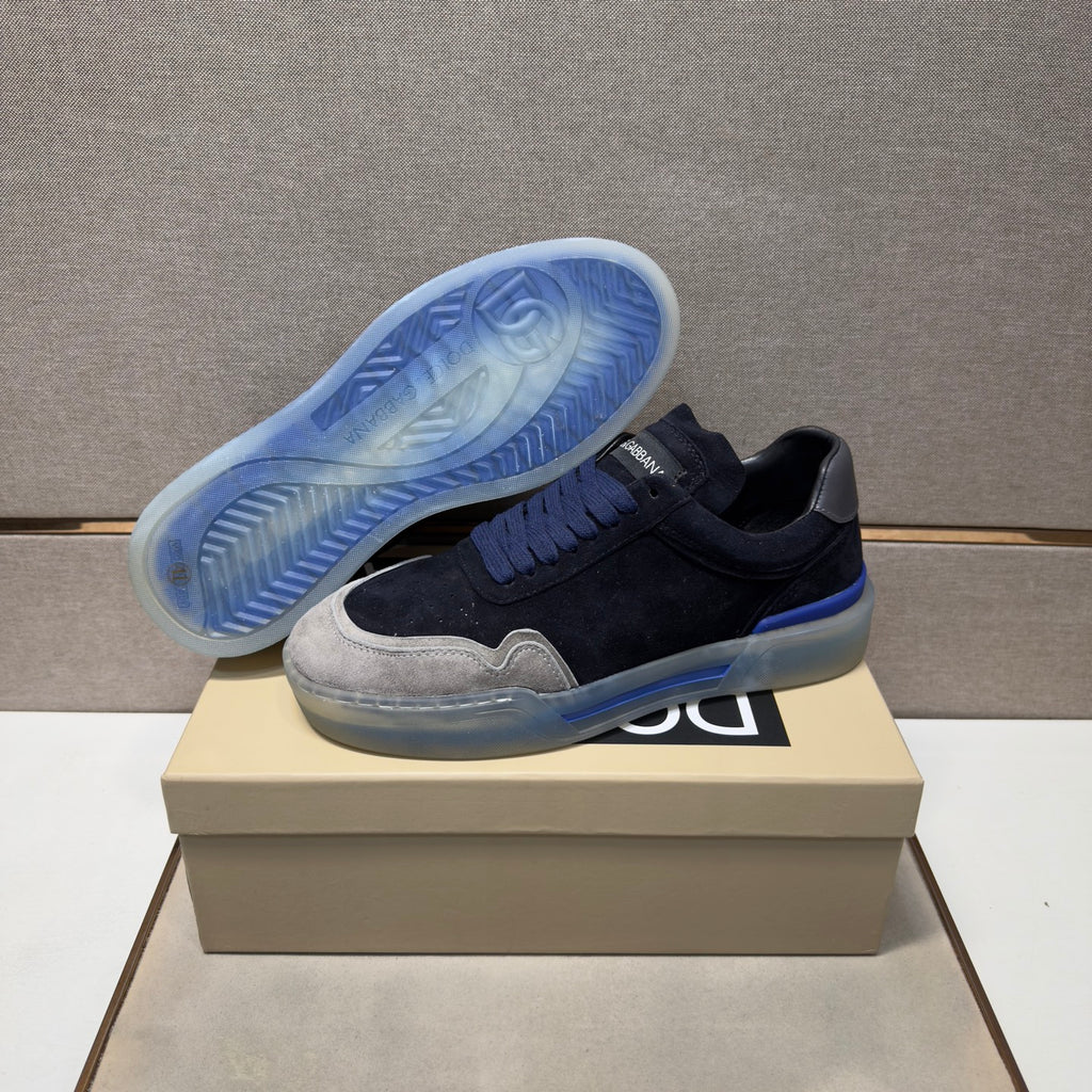 Dolce & Gabbana DG Couple's Multi-Material Casual Sneakers Multi-Color