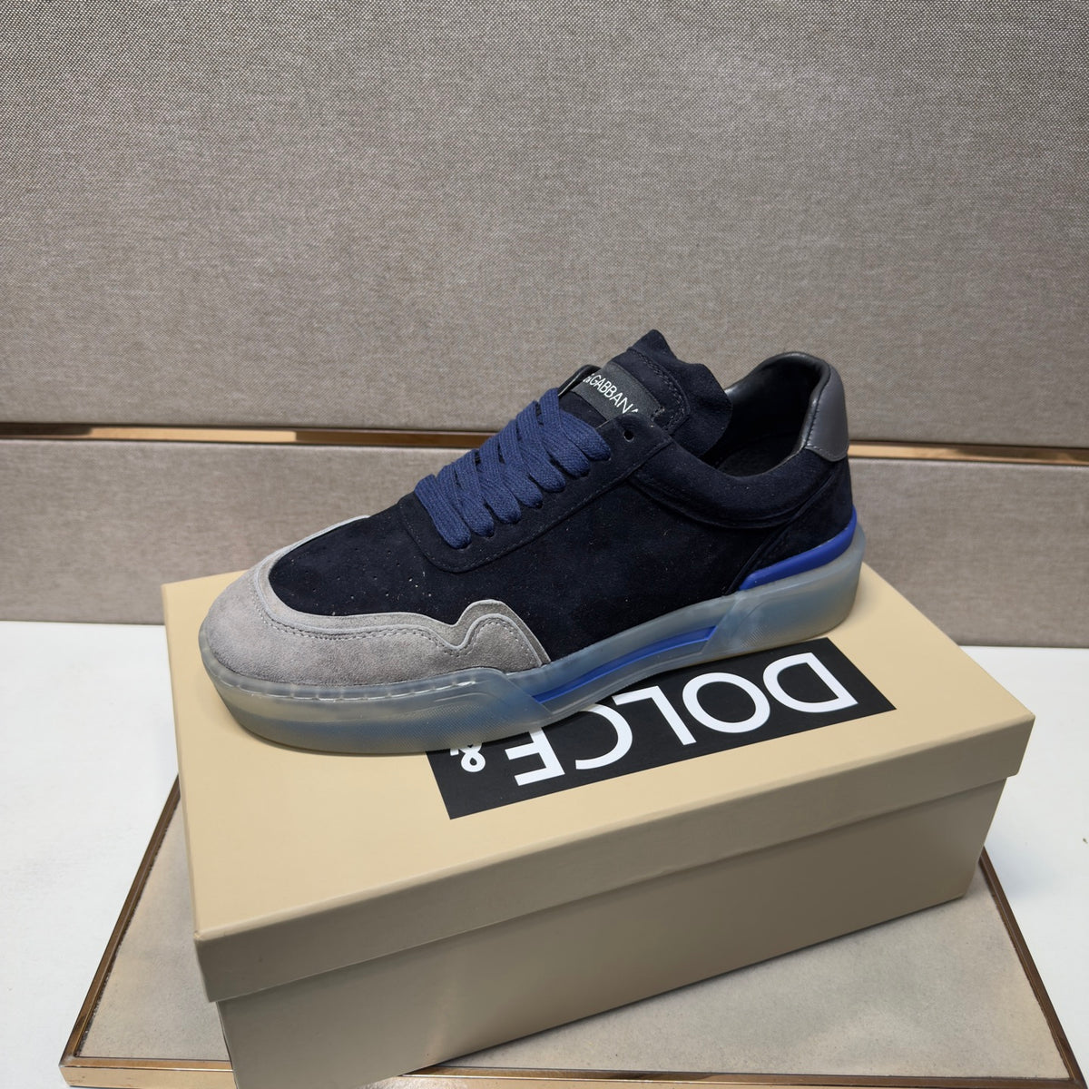 Dolce & Gabbana DG Couple's Multi-Material Casual Sneakers Multi-Color