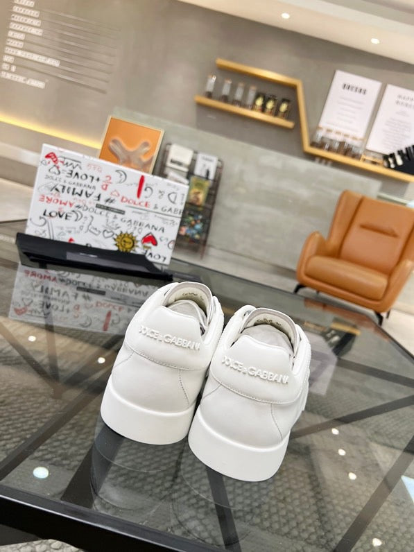 Dolce & Gabbana DG Heavy-Craft Calfskin Sneakers with 5D Accents