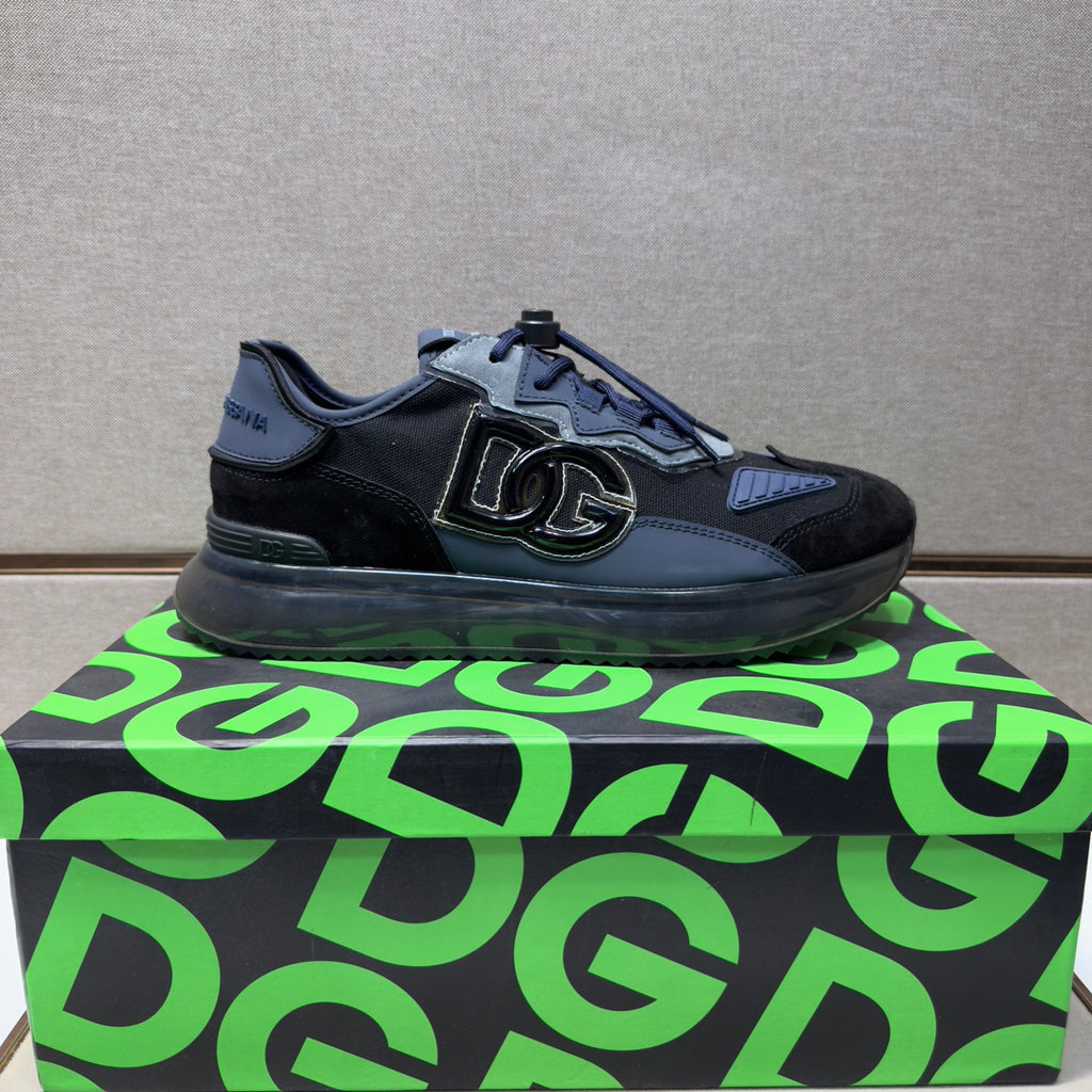 Dolce & Gabbana DG Couple's Multi-Material Casual Sneakers Multi-Color