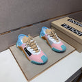 Dolce & Gabbana DG Couple's Multi-Material Casual Sneakers Multi-Color