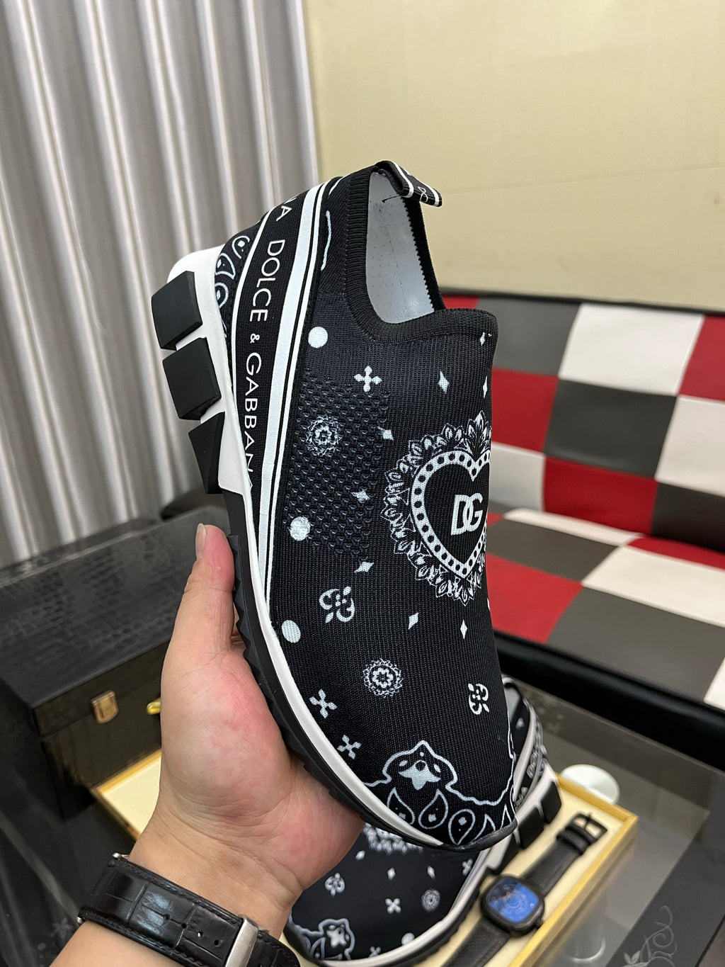 Dolce & Gabbana DG Men's Fashion Athletic Casual Sneakers