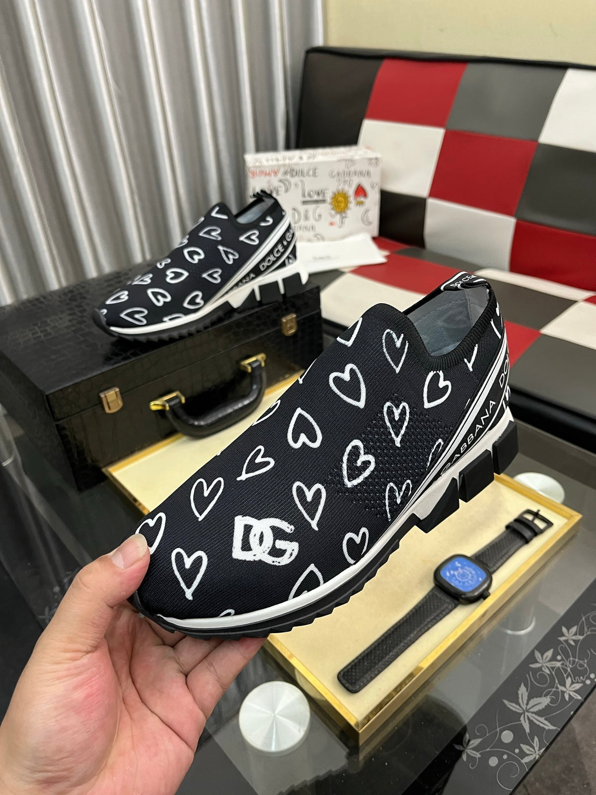 Dolce & Gabbana DG Men's Fashion Athletic Casual Sneakers