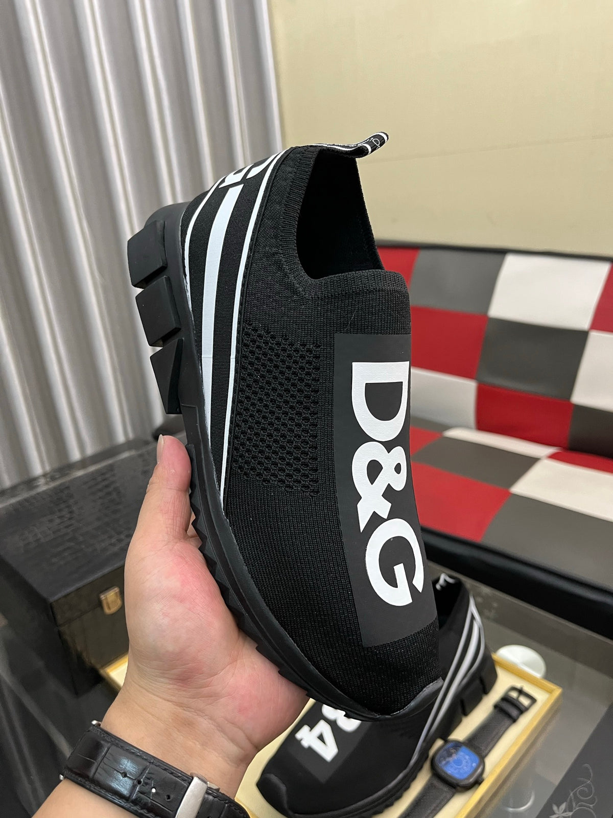 Dolce & Gabbana DG Men's Fashion Athletic Casual Sneakers