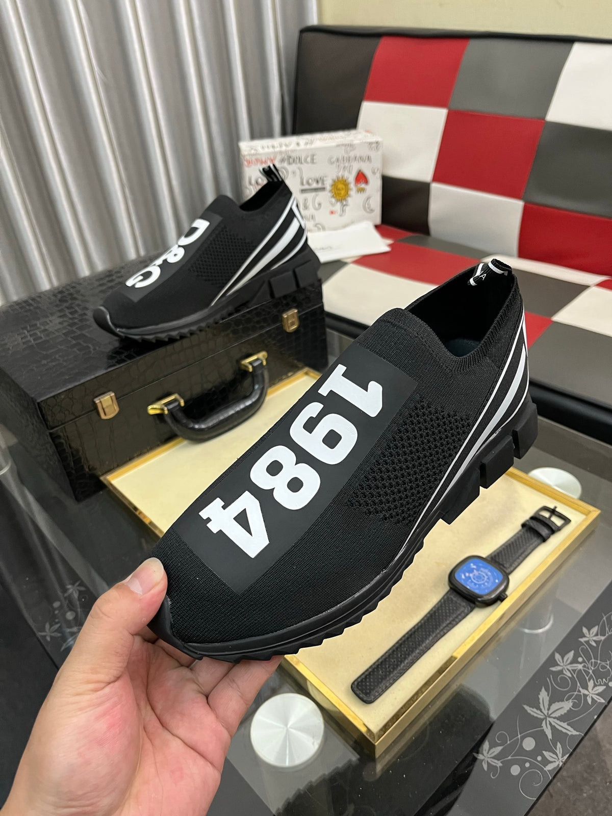 Dolce & Gabbana DG Men's Fashion Athletic Casual Sneakers