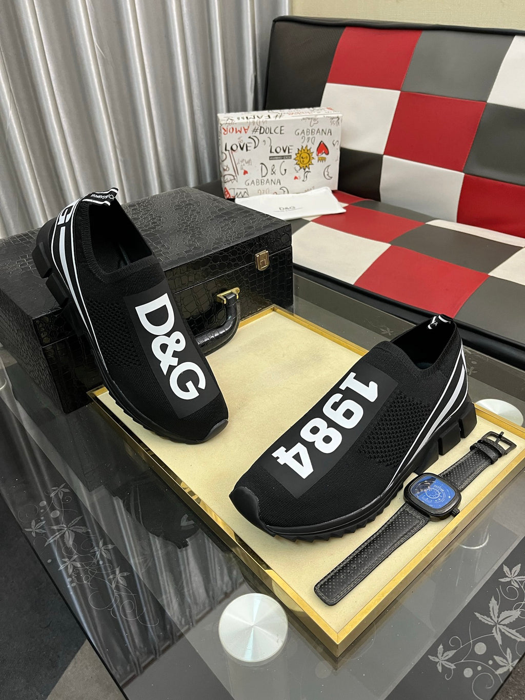 Dolce & Gabbana DG Men's Fashion Athletic Casual Sneakers