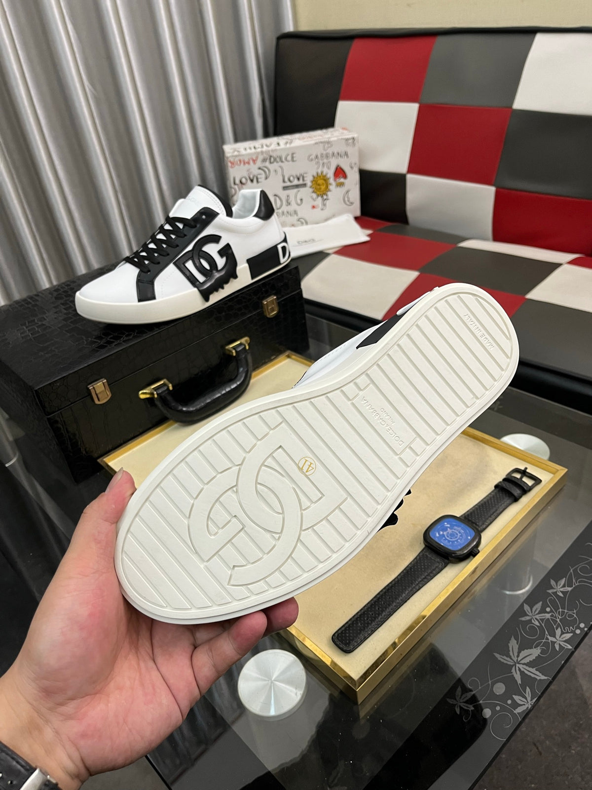 Dolce & Gabbana DG Men's Fashion Athletic Casual Sneakers