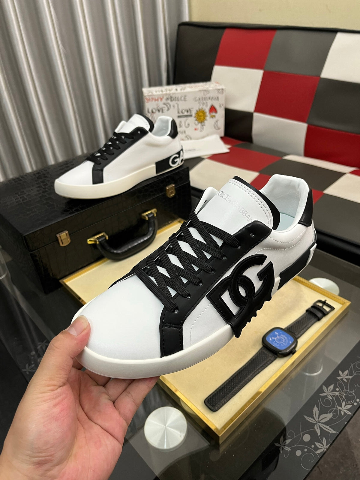 Dolce & Gabbana DG Men's Fashion Athletic Casual Sneakers