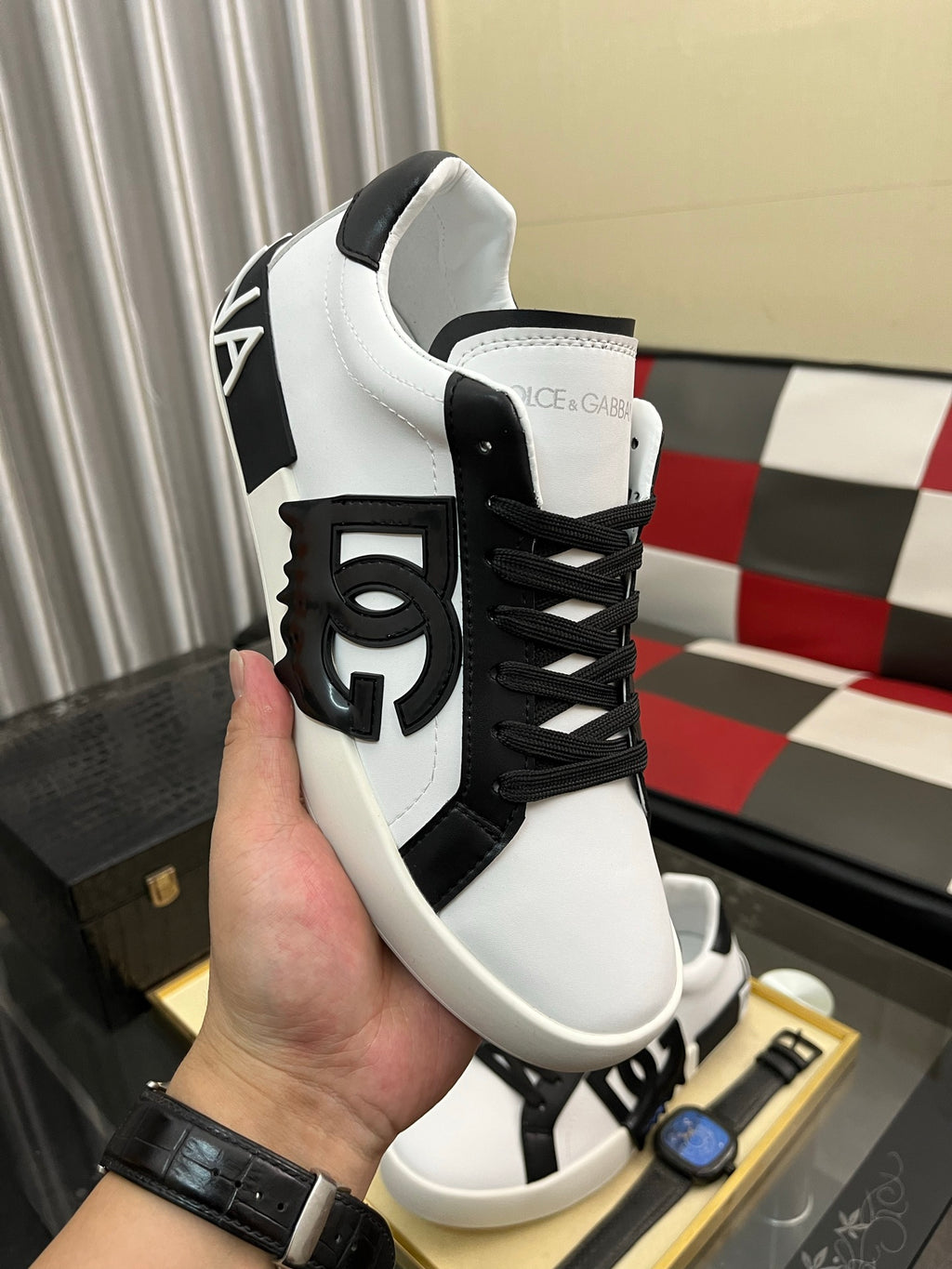 Dolce & Gabbana DG Men's Fashion Athletic Casual Sneakers