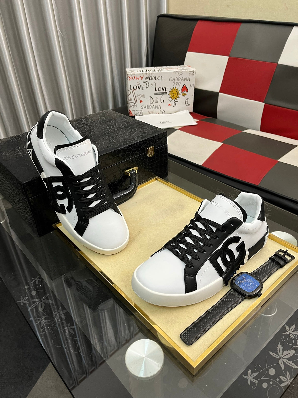 Dolce & Gabbana DG Men's Fashion Athletic Casual Sneakers