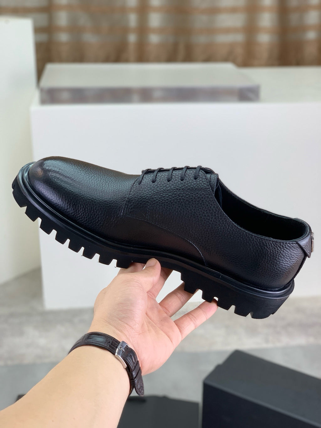 Dolce & Gabbana DG Men's Slip-On Moccasin Loafers with Metal Detail