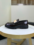 Dolce & Gabbana DG Men's Slip-On Moccasin Loafers with Metal Detail