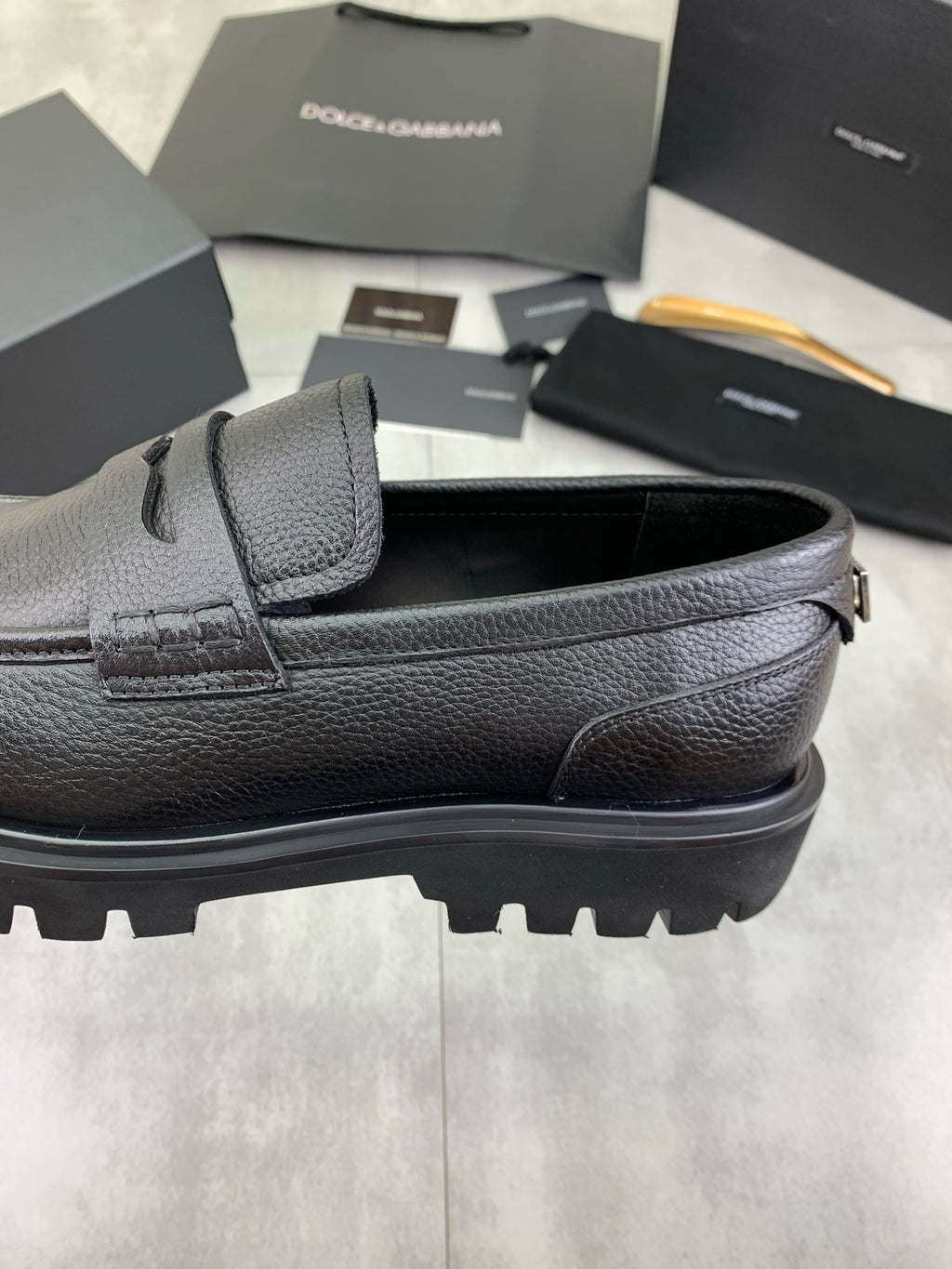 Dolce & Gabbana DG Men's Dress Shoes in Italian Patent Calfskin