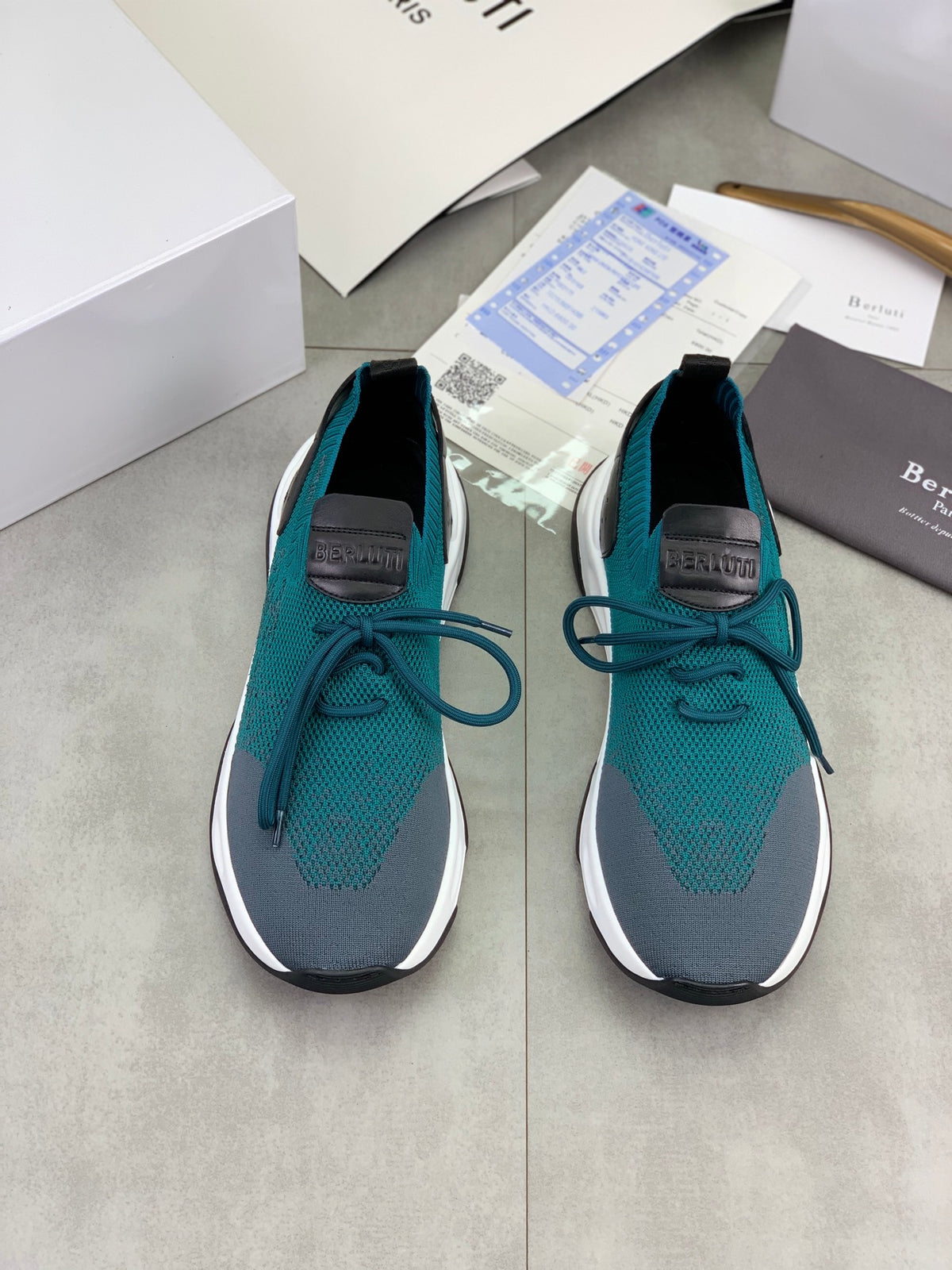 Berluti Men's Edge-Last Leather Casual Shoes