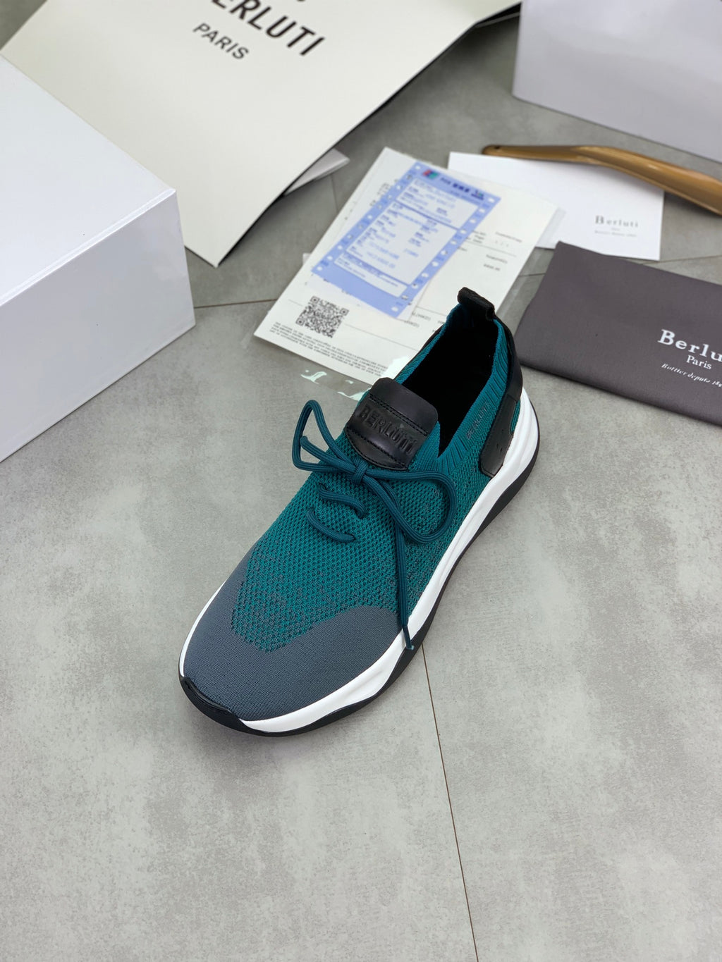 Berluti Men's Edge-Last Leather Casual Shoes