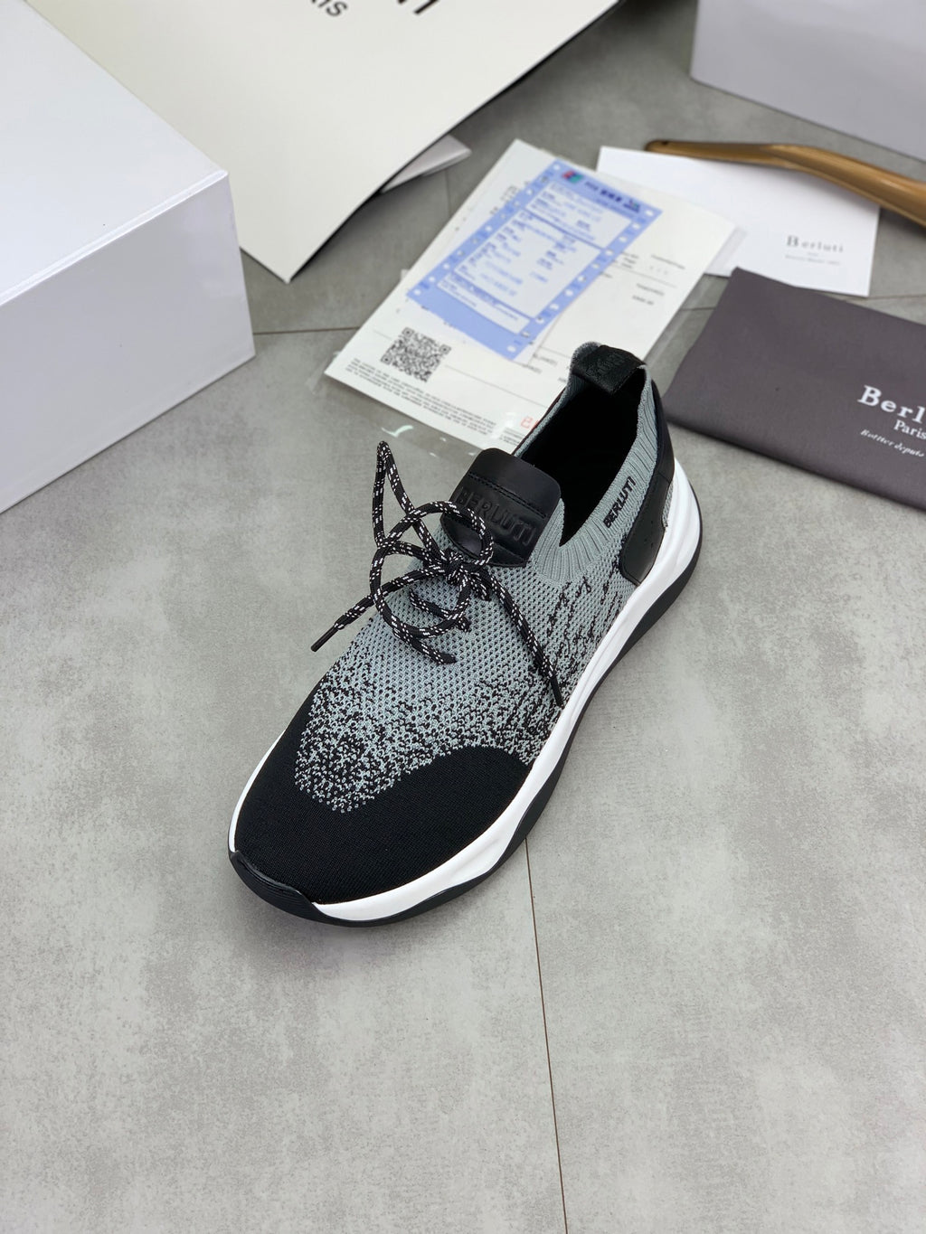 Berluti Men's Edge-Last Leather Casual Shoes