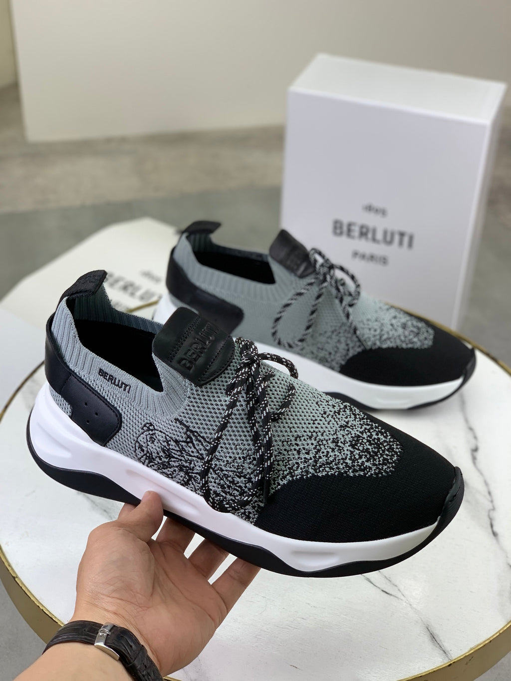 Berluti Men's Edge-Last Leather Casual Shoes