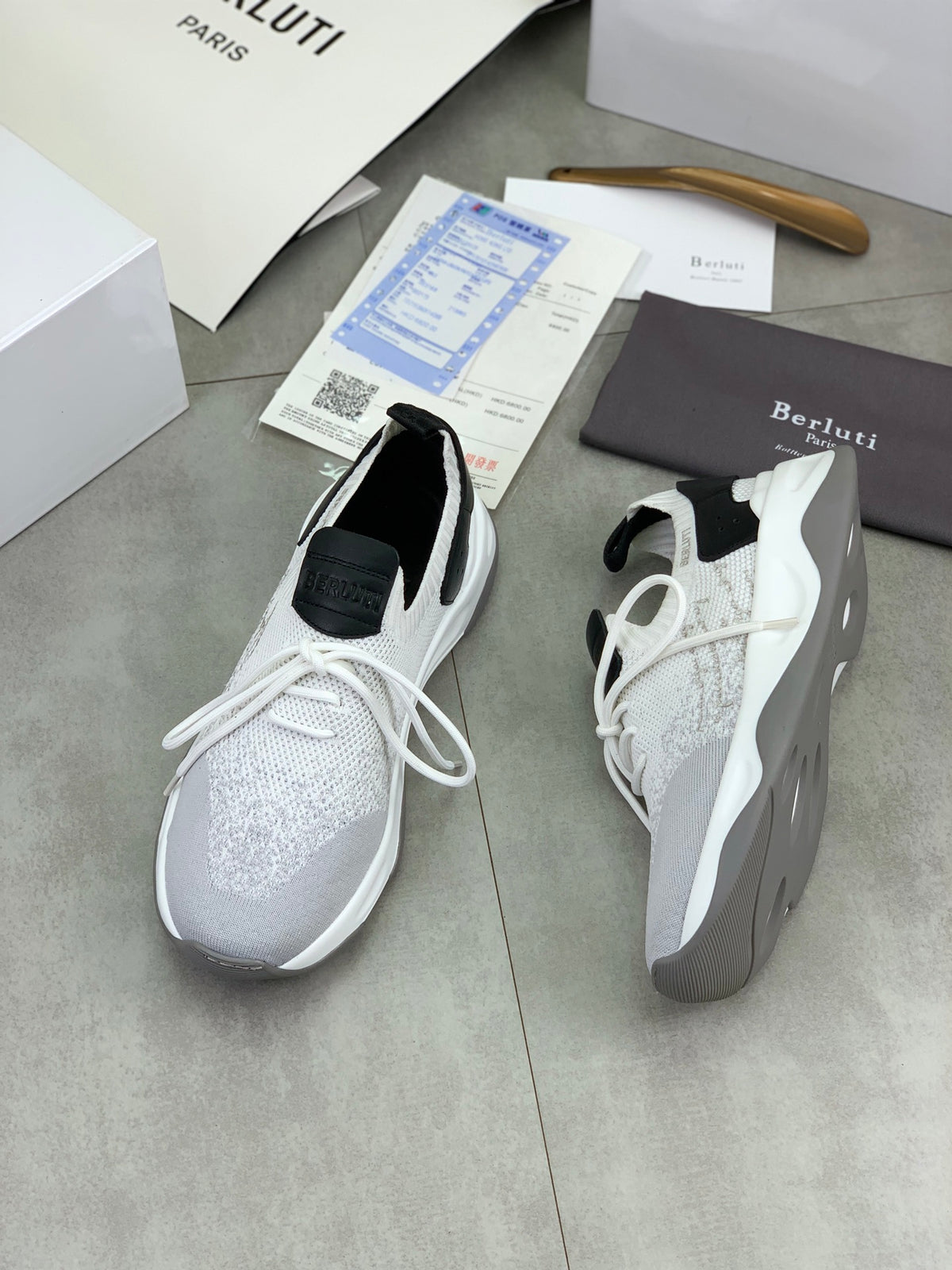 Berluti Men's Edge-Last Leather Casual Shoes