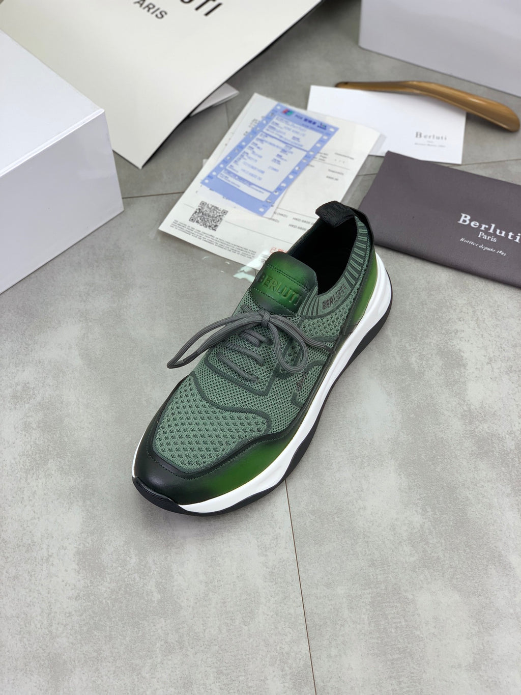 Berluti Men's Edge-Last Leather Casual Shoes